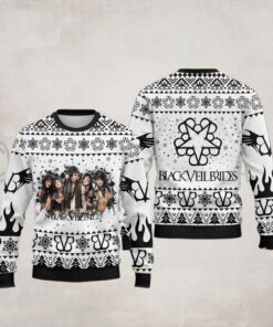 Black Veil Brides Band Photo Ugly Christmas Sweater