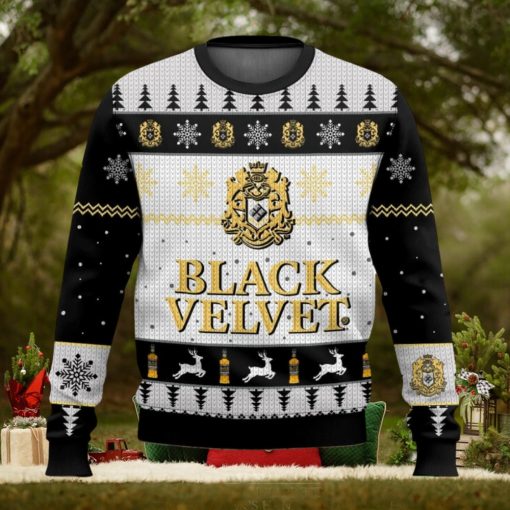 Black Velvet Christmas Ugly Sweater Special Gift For Xmas