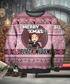 Black Widow The Avengers Ugly Sweater Black Widow Black Widow Xmas Avengers Christmas Sweater Christmas Party