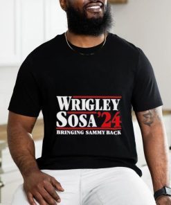 Black Wrigley Sosa 24 Bringing Sammy Back shirt