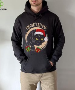 Black cat Santa Meowy Catmas 2022 hoodie, sweater, longsleeve, shirt v-neck, t-shirt