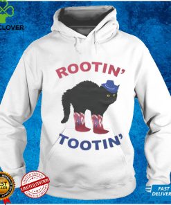 Black cat cowboy rootin’ tootin’ shirt