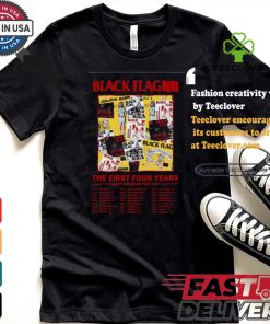 Black flag north American tour 2024 poster shirt