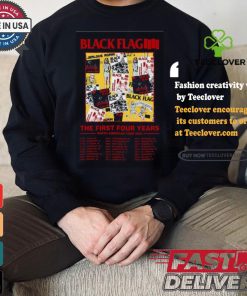 Black flag north American tour 2024 poster shirt