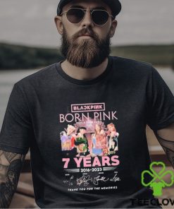 Black pink born pink world tour paris 7 years 2016 2023 thank you for the memories shirt 1 Black pink born pink world tour paris 7 years 2016 2023 thank you for the memories shirt
