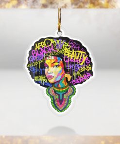 Black woman dashiki style ornament
