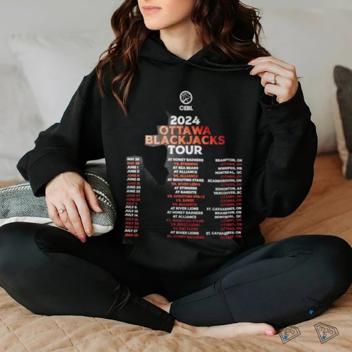 BlackJacks Adult Schedule T Shirt