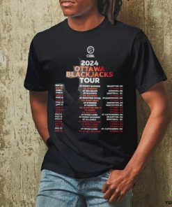 BlackJacks Adult Schedule T Shirt