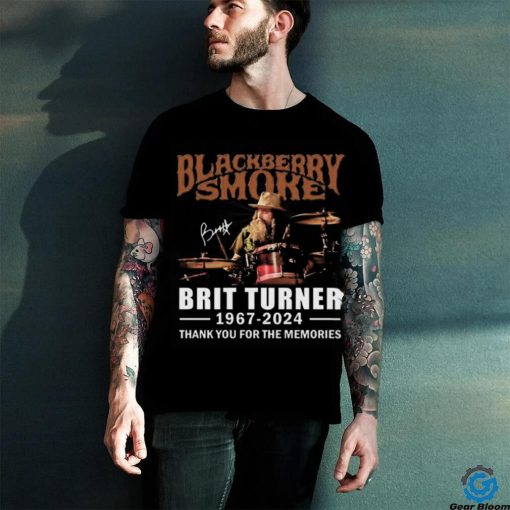 Blackberry Smoke Brit Turner 1967 2024 Thank You For The Memories Signature T hoodie, sweater, longsleeve, shirt v-neck, t-shirt