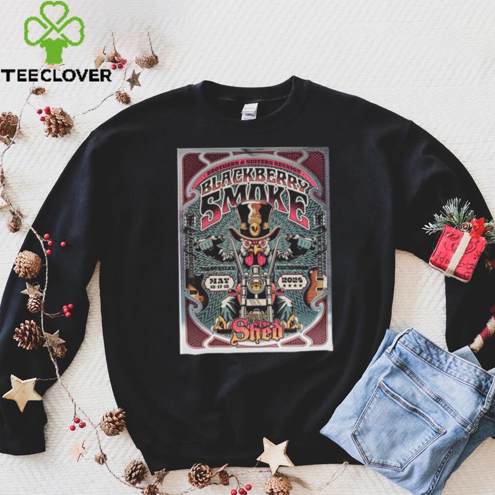 Blackberry Smoke Shed 2024 Event Poster Shirt Blackberry Smoke Shed 2024 Event Poster Shirt