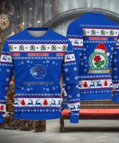 Blackburn Rovers Summer Efl Logo Team Ugly Christmas Sweater For Fans Gift Unisex Sweatshirt
