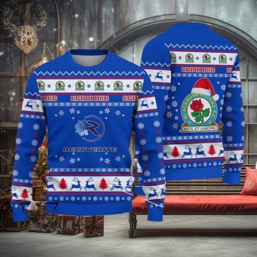 Blackburn Rovers Summer Efl Logo Team Ugly Christmas Sweater For Fans Gift Unisex Sweatshirt