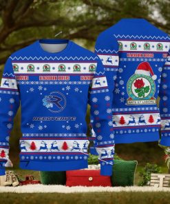 Blackburn Rovers Summer Efl Logo Team Ugly Christmas Sweater For Fans Gift Unisex Sweatshirt