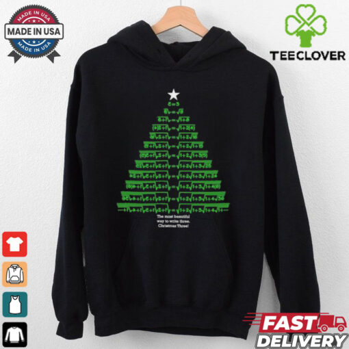 Blackpenredpen Mathematicians’ Big Christmas Tree The Most Beautiful Way To Write Three Christmas Three 2024 T shirt