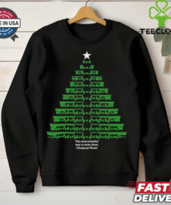 Blackpenredpen Mathematicians’ Big Christmas Tree The Most Beautiful Way To Write Three Christmas Three 2024 T shirt