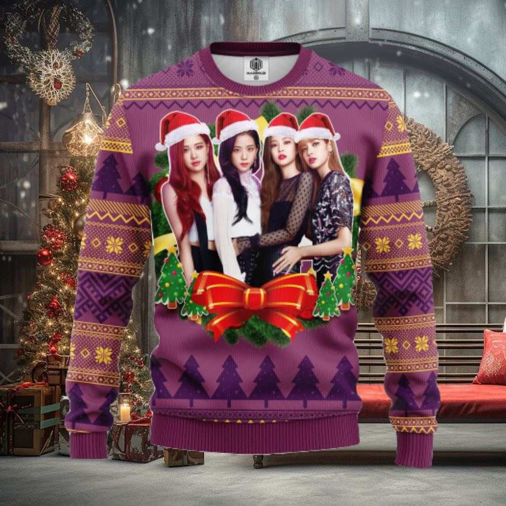 Blackpink New Ugly Christmas Sweater Light For Men Women Blackpink New Ugly Christmas Sweater Light For Men Women