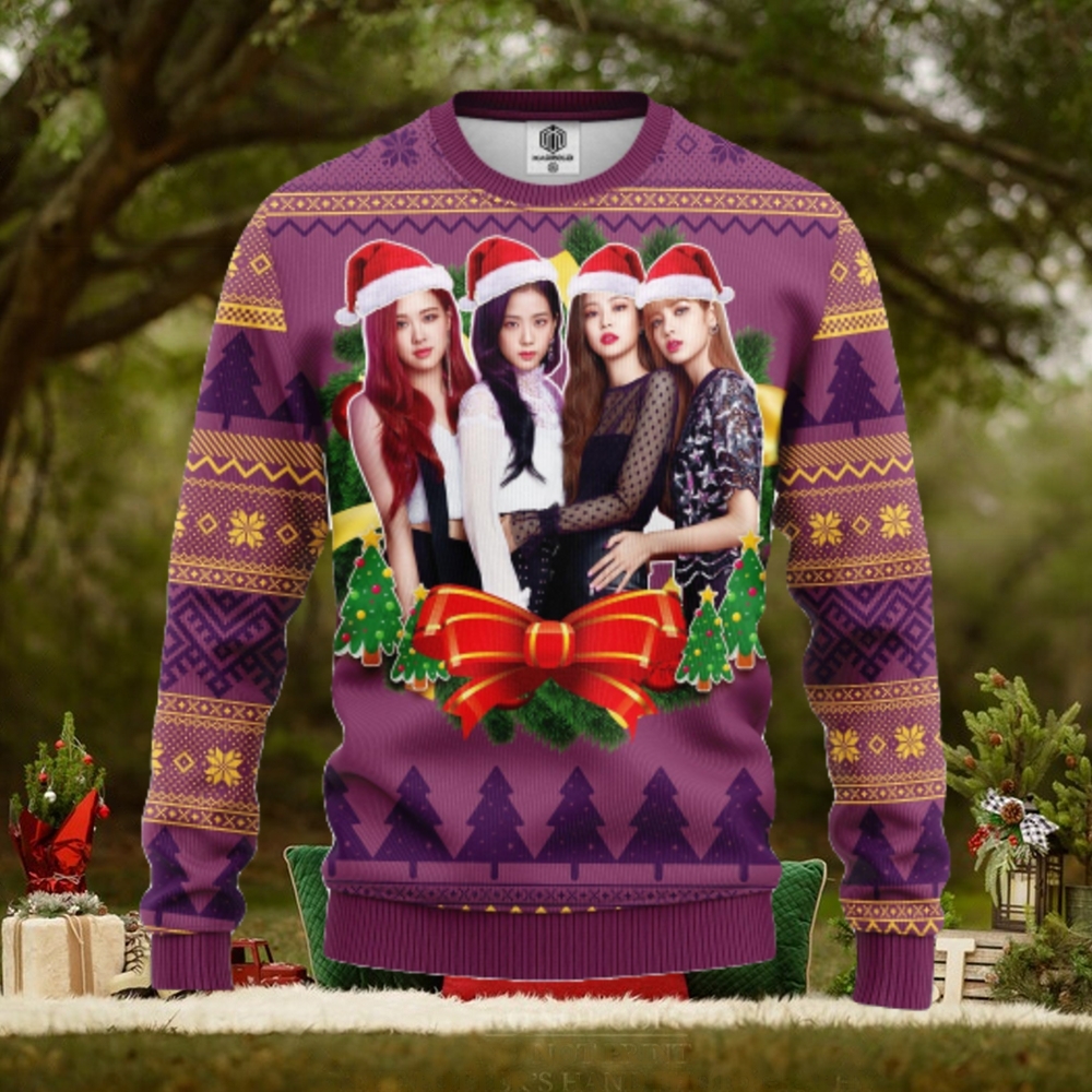 Blackpink New Ugly Christmas Sweater Light For Men Women Blackpink New Ugly Christmas Sweater Light For Men Women