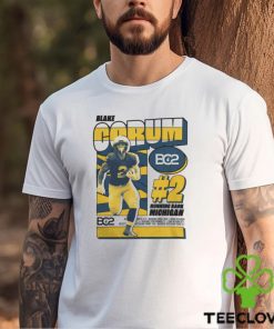 Blake Corum #2 Running Back Michigan Wolverines T Shirt