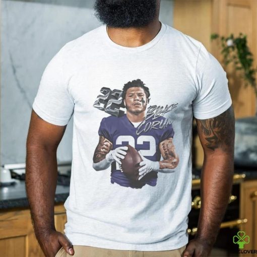 Blake Corum 22 Los Angeles Rams football graphic shirt
