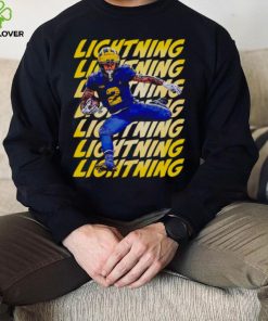 Blake Corum Michigan football lightning shirt