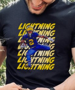 Blake Corum Michigan football lightning shirt