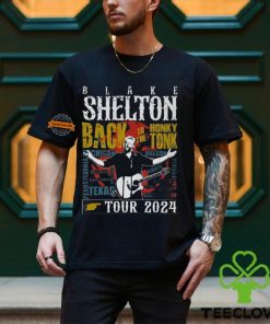 Blake Shelton Back To The Honky Tonk Tour 2024 T Shirt 2 Blake Shelton Back To The Honky Tonk Tour 2024 T Shirt