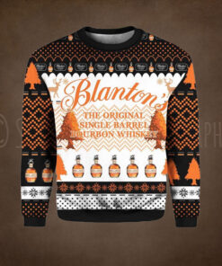 Blanton’s Bourbon Whiskey Ugly Christmas Sweater
