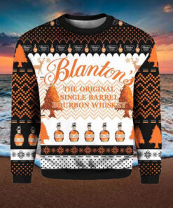 Blanton’s Bourbon Whiskey Ugly Christmas Sweater