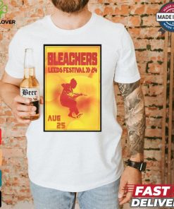 Bleachers leeds festival on aug 25 2024 in leeds uk poster shirt