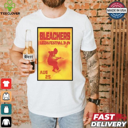 Bleachers leeds festival on aug 25 2024 in leeds uk poster shirt