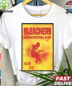 Bleachers leeds festival on aug 25 2024 in leeds uk poster shirt