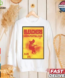 Bleachers leeds festival on aug 25 2024 in leeds uk poster shirt