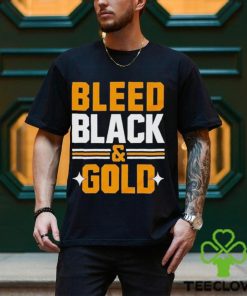 Bleed Black And Gold T Shirt
