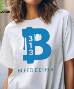 Bleed Detroit 313 NFL Football Logo 2024 hoodie, sweater, longsleeve, shirt v-neck, t-shirt