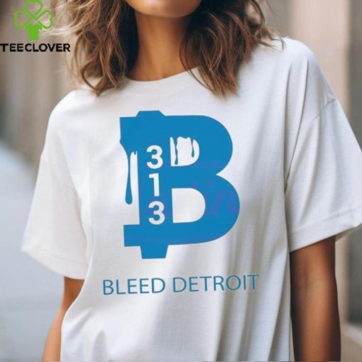 Bleed Detroit 313 NFL Football Logo 2024 hoodie, sweater, longsleeve, shirt v-neck, t-shirt