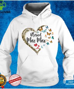 Blessed Mae Mae Butterfly Heart Leopard Mae Mae T Shirt Sweater Shirt