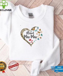 Blessed Mae Mae Butterfly Heart Leopard Mae Mae T Shirt Sweater Shirt