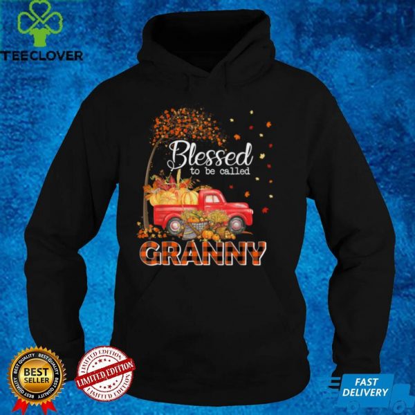 Blessed To Be Called Granny Thanksgiving Fall Leaves Autumn T Shirt