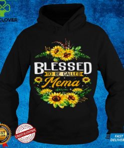 Blessed To Be Called Mema Sunflower Mothers Day Shirt