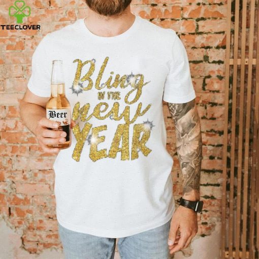 Bling In The New Year Party Firework New Year T Shirt