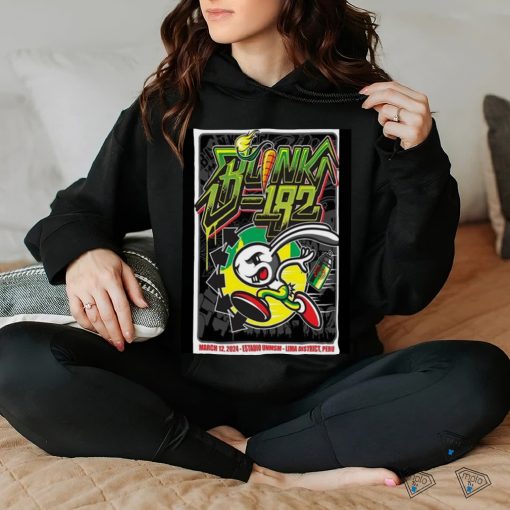 Blink 182 12.03.2024 Estadio Unmsm Lima District Peru Show Poster shirt