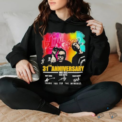 Blink 182 31th Anniversary 1992 2023 Thank You For The Memories T Shirt