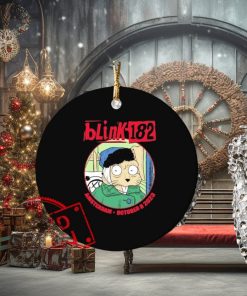 Blink 182 Amsterdam Oct 8 2023 Ornament Custom Name