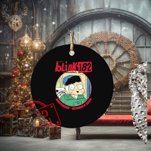 Blink 182 Amsterdam Oct 8 2023 Ornament Custom Name