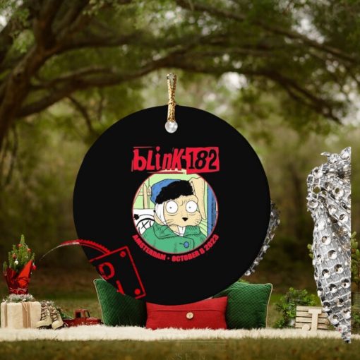 Blink 182 Amsterdam Oct 8 2023 Ornament Custom Name