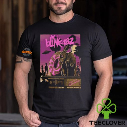 Blink 182 City Merch At Sofi Stadium In Inglewood CA With The Rams Artwork 2024 Unisex T Shirt