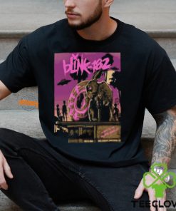 Blink 182 City Merch At Sofi Stadium In Inglewood CA With The Rams Artwork 2024 Unisex T Shirt