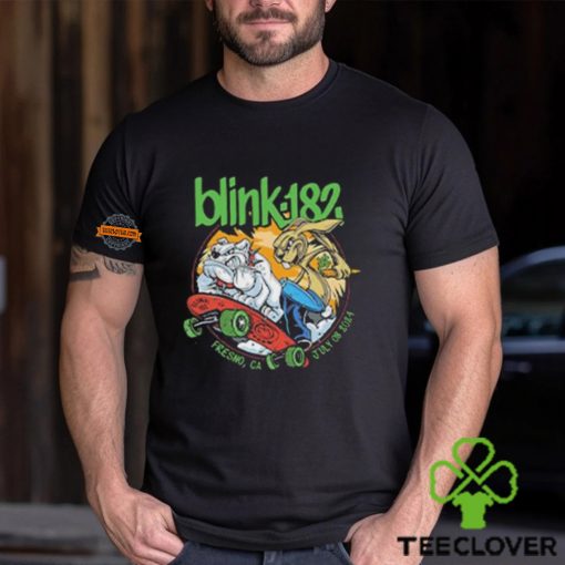 Blink 182 Concert At Save Mart Center In Fresno California On July 8 2024 Fan Gifts Two Sides Classic T Shirt