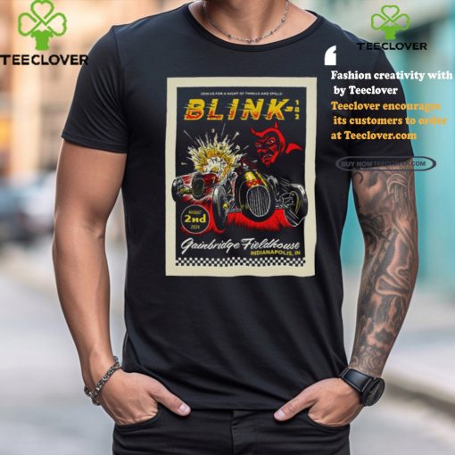 Blink 182 Gainbridge Fieldhouse Indianapolis IN Aug 2 2024 Poster shirt
