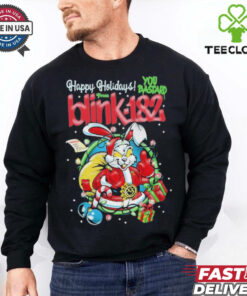 Blink 182 Happy Holidays Christmas Shirt
